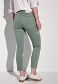 Jeans im Cargo-Look olive washed
