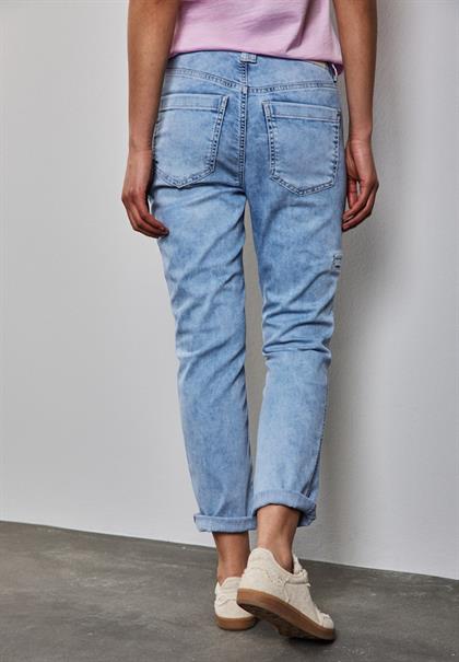Jeans im Cargo-Look ultra bleach random washed