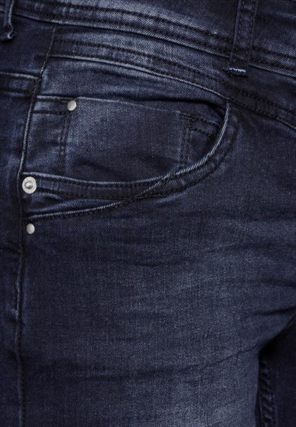 Jeans im Casual Fit blue black used wash
