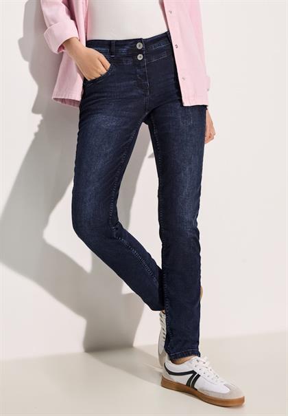 Jeans im Casual Fit blue black used wash