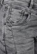 Jeans im Casual Fit light grey net wash