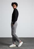 Jeans im Casual Fit light grey net wash