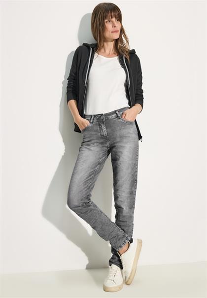 Jeans im Casual Fit light grey stone wash