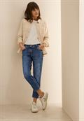 Jeans im Casual Fit mid blue used wash