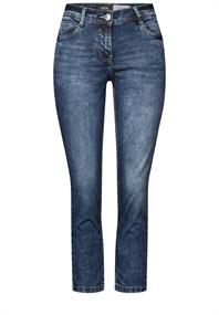 Jeans im Casual Fit mid blue used wash
