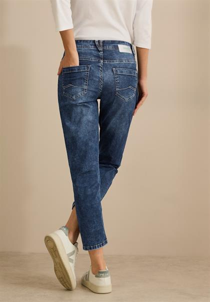 Jeans im Casual Fit mid blue used wash