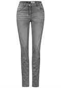 Jeans im Casual Fit mid grey random wash