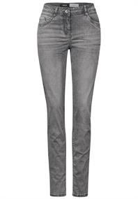 Jeans im Casual Fit mid grey random wash