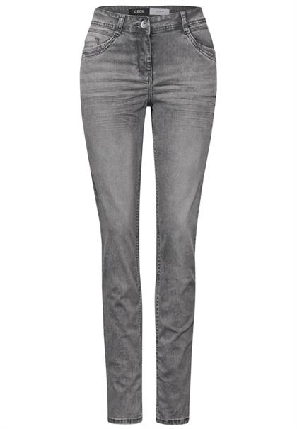 Jeans im Casual Fit mid grey random wash