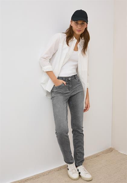 Jeans im Casual Fit mid grey random wash