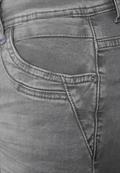 Jeans im Casual Fit mid grey used wash