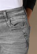 Jeans im Casual Fit mid grey used wash
