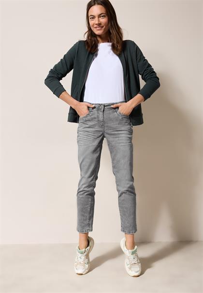 Jeans im Casual Fit mid grey used wash