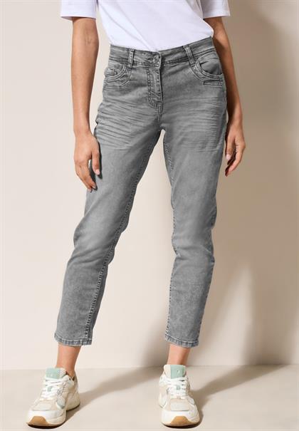 Jeans im Casual Fit mid grey used wash