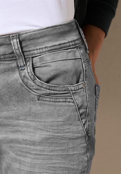 Jeans im Casual Fit mid grey used wash