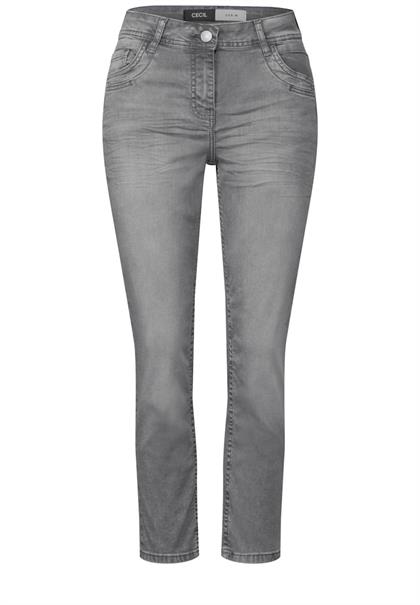 Jeans im Casual Fit mid grey used wash