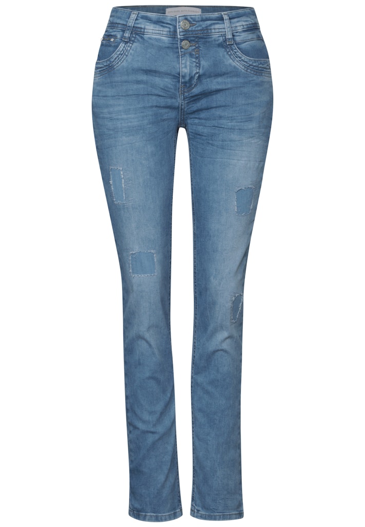 STREET ONE 5-Pocket-Jeans "Style Jane", im Destroyed-Look günstig online kaufen
