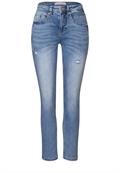 Jeans im Destroyed Look light blue destroy wash