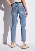 Jeans im Destroyed Look light blue destroy wash
