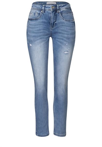 Jeans im Destroyed Look light blue destroy wash