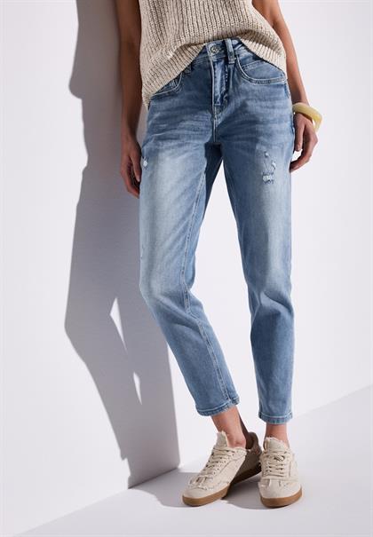 Jeans im Destroyed Look light blue destroy wash