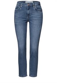 Jeans im Destroyed-Look medium blue wash