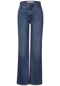 Jeans im Loose Fit dark blue tinted wash
