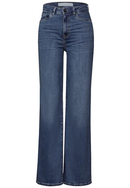 Jeans im Loose Fit dark blue tinted wash
