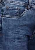 Jeans im Loose Fit dark blue washed