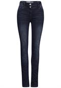 Jeans im Slim Fit blue black used wash