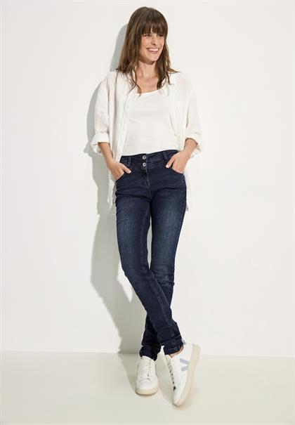 Jeans im Slim Fit blue black used wash