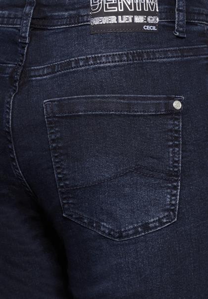 Jeans im Slim Fit blue black used wash