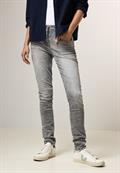 Jeans im Slim Fit light grey stone wash