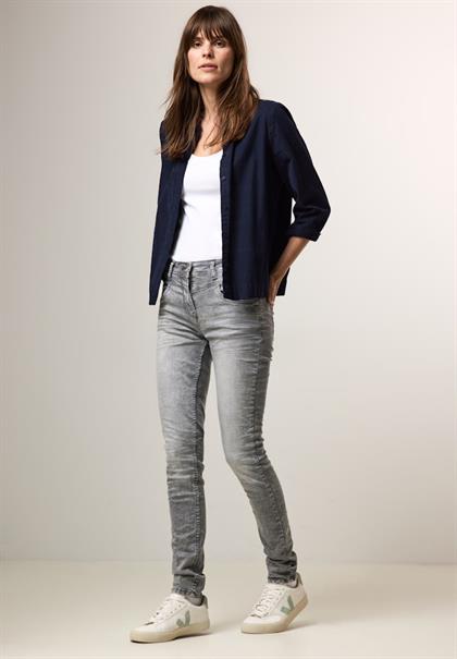 Jeans im Slim Fit light grey stone wash