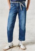 Jeans im Slim Fit mid blue used wash