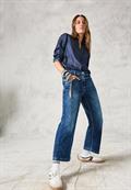 Jeans im Slim Fit mid blue used wash