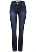 Jeans im Slim Fit mid blue used wash