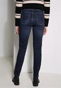 Jeans im Slim Fit mid blue used wash