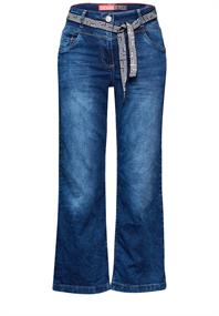 Jeans im Slim Fit mid blue used wash