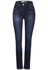 Jeans im Slim Fit mid blue used wash