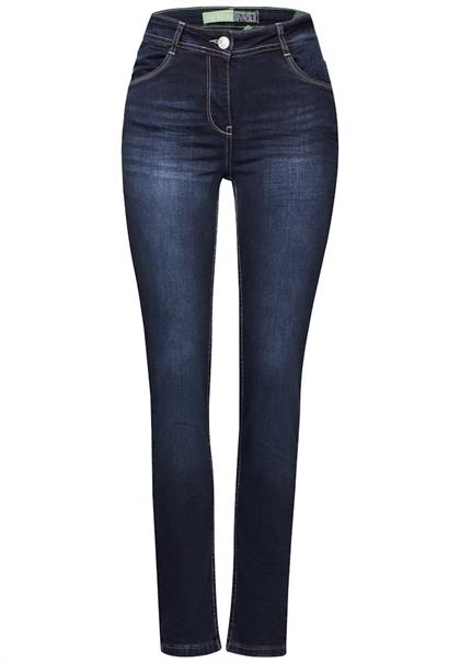 Jeans im Slim Fit mid blue used wash