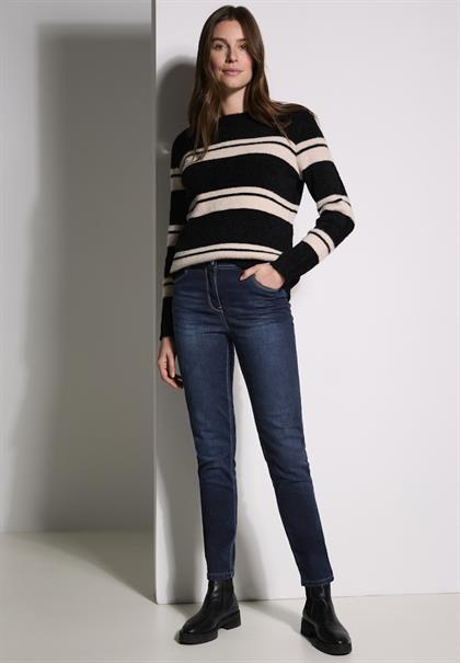 Jeans im Slim Fit mid blue used wash