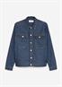 Jeans-Jacke multi neppy blue raw