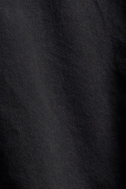 Jeans-Minirock mit Paperbag-Bund black dark wash