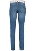 Jeans mit Bindegürtel light blue denim