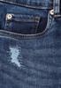 Jeans mit Destroyed Details dark blue authentic wash