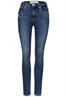 Jeans mit Destroyed Details dark blue authentic wash
