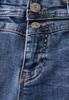Jeans mit Destroyed Details mid blue random washed