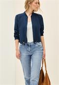 Jeans mit Turn-Up Detail light blue wash