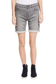 Jeans-Shorts aus Bio-Baumwoll-Mix grey medium wash